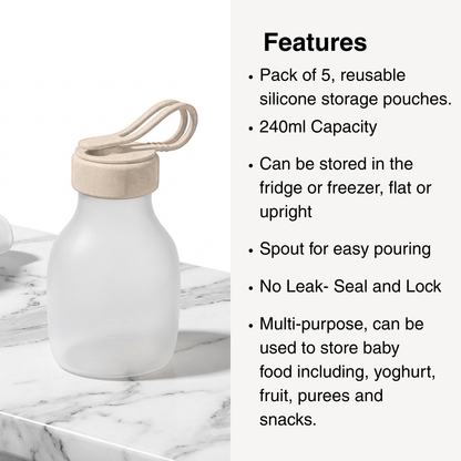 Breast Milk Storage Pouches x5